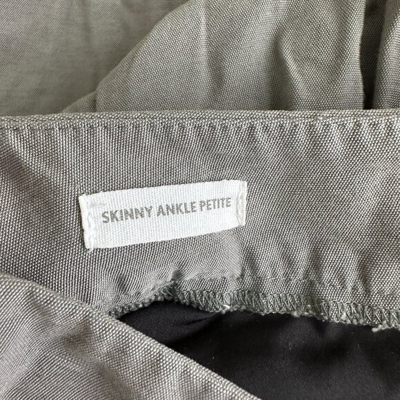 2/$30 LOFT Outlet Straight Leg Chino Pants High Waist Olive 00P #A0634 TRB3 - Picture 6 of 9